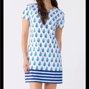 Cabana Life | Delay Short Sleeve Shift Dress M I UPF 50+ I NWT | Pockets!!